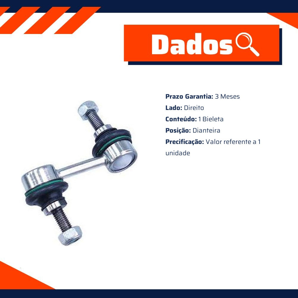Bieleta Dianteira Direita para Honda Accord - Cofap - BTC10112 - (2)