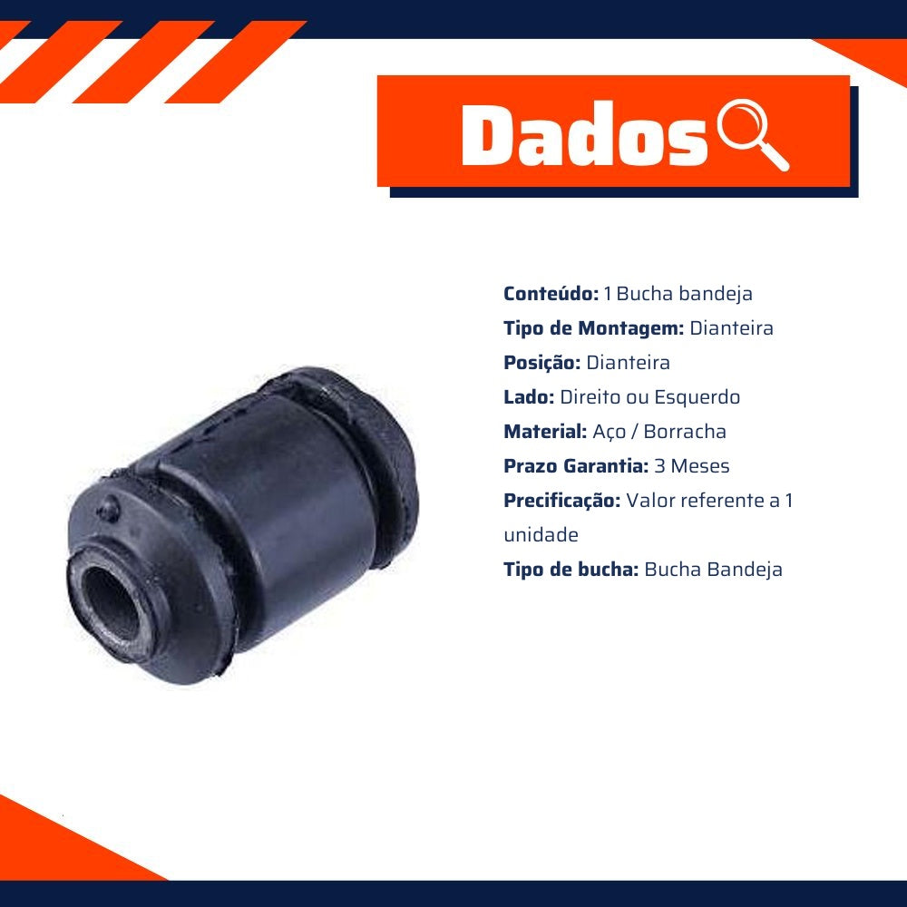 Bucha Bandeja Dianteira Direita Ou Esquerda - Cofap - BUC32055 - (2)