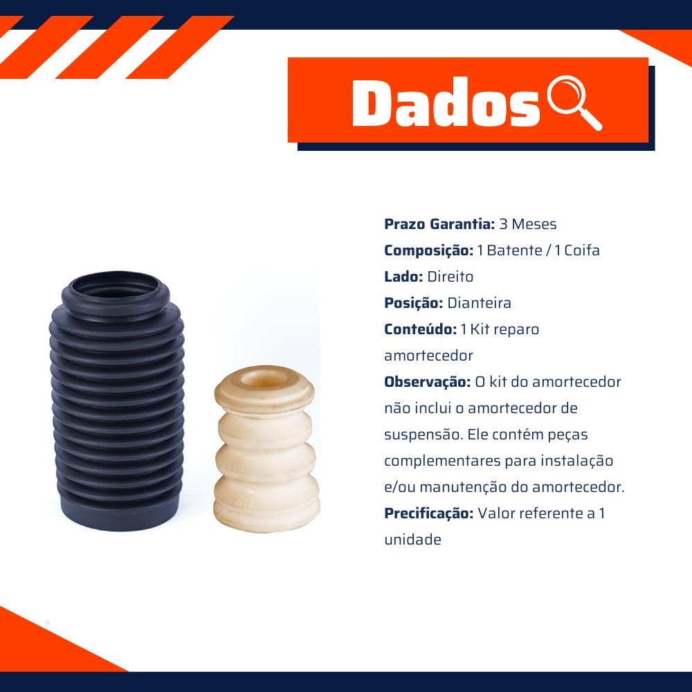 Kit Reparo Amortecedor Dianteiro Direito Ou Esquerdo - Cofap - KSC39102S - (2)