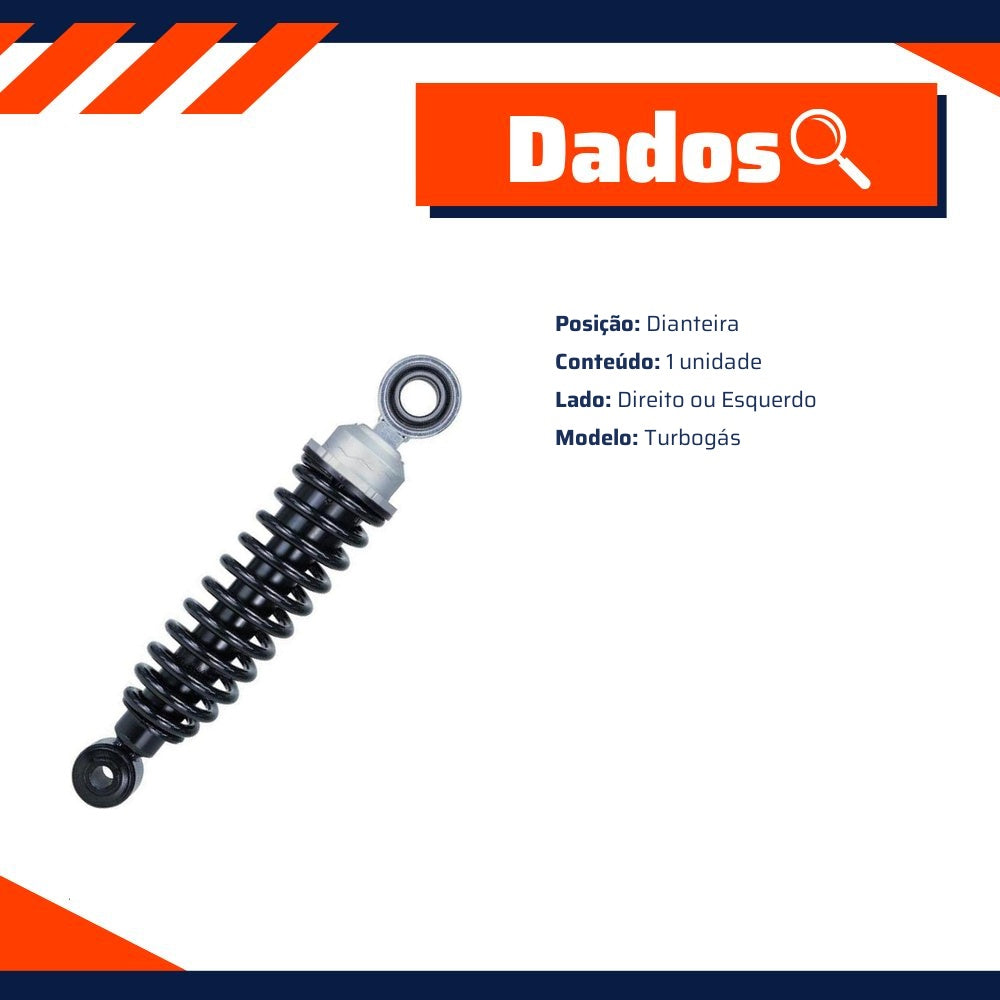 Amortecedor Dianteiro Direito ou Esquerdo da Cabine - Cofap - GB48414 - (2)