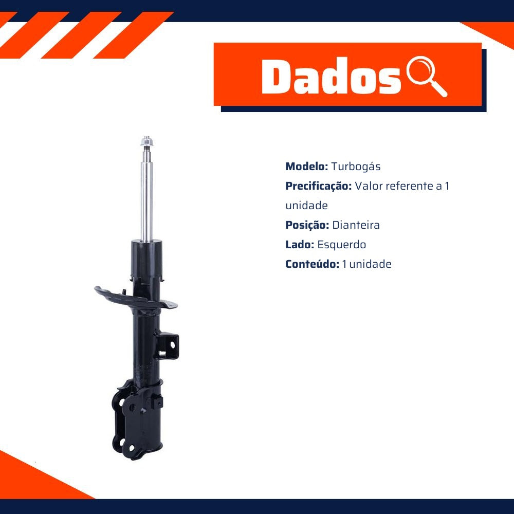 Amortecedor Dianteiro Esquerdo da Suspensão para Hyundai Creta - Cofap - GP33307 - (2)