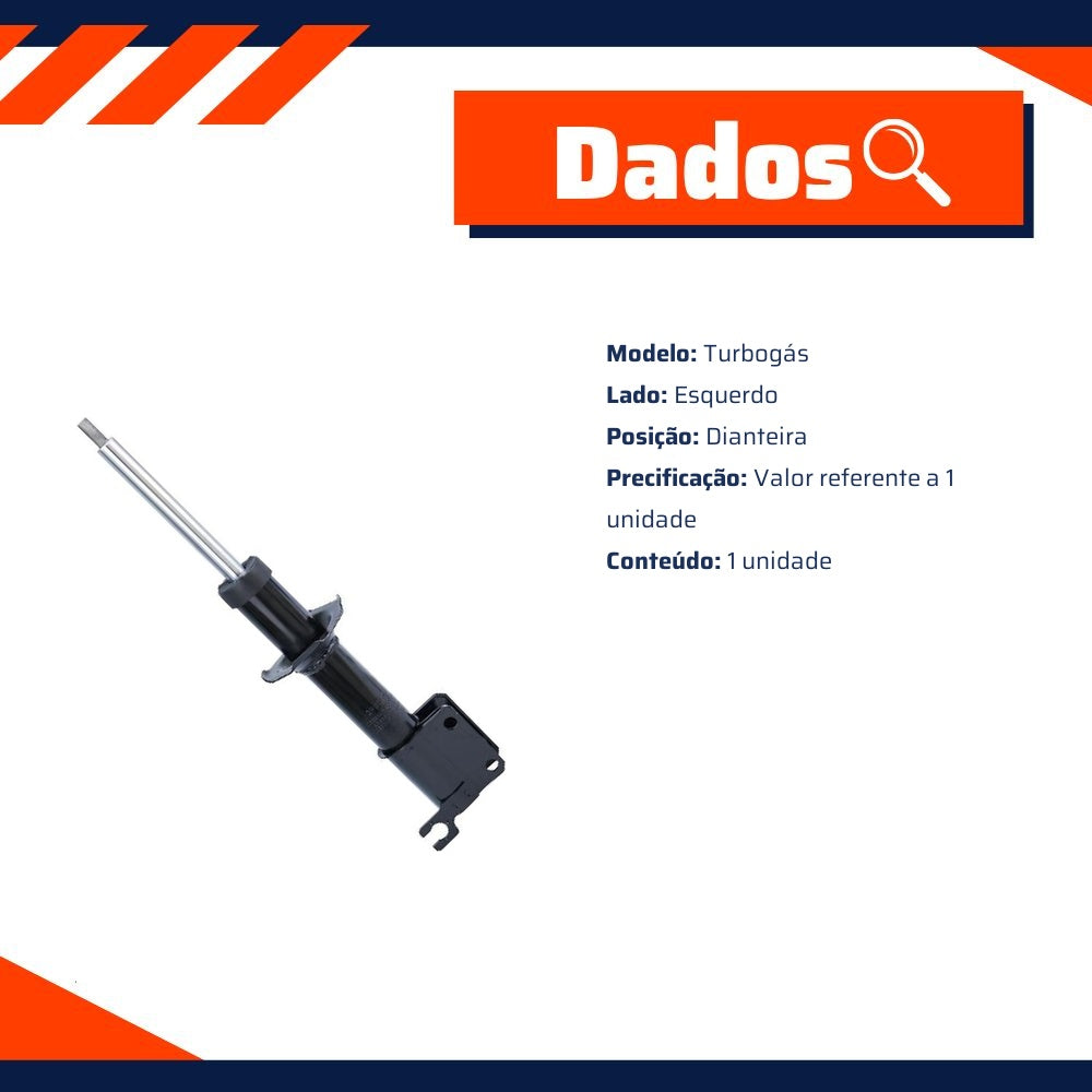 Amortecedor Dianteiro Esquerdo da Suspensão para Lifan 320 - Cofap - GP30609 - (6)