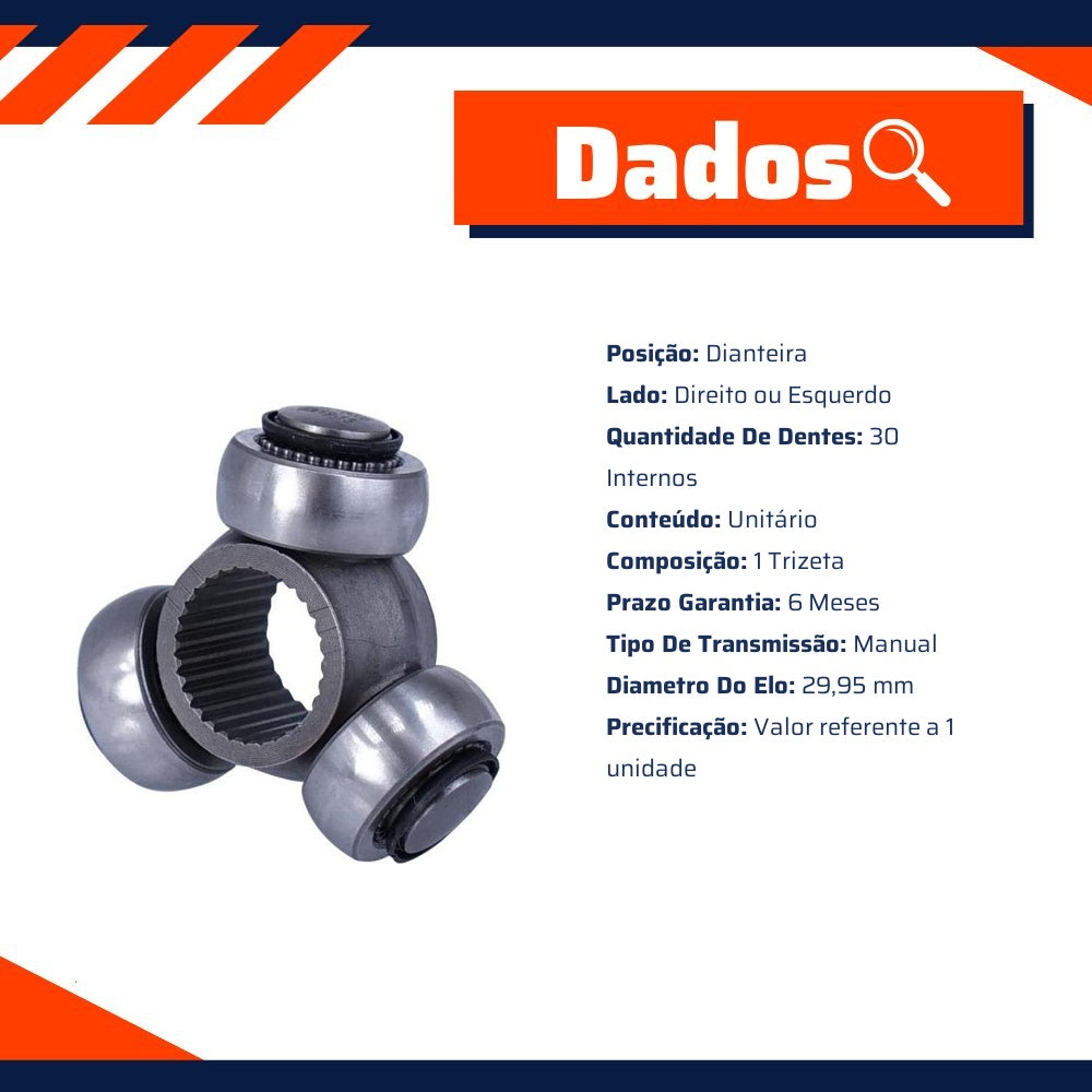 Trizeta Dianteira Câmbio Manual para Renault Logan e Sandero - Cofap - TRC18005 - (2)