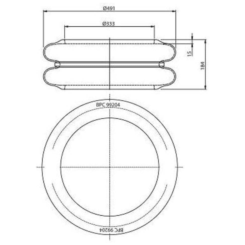 Bolsa Pneumática - Cofap - BPC99204 - (1)