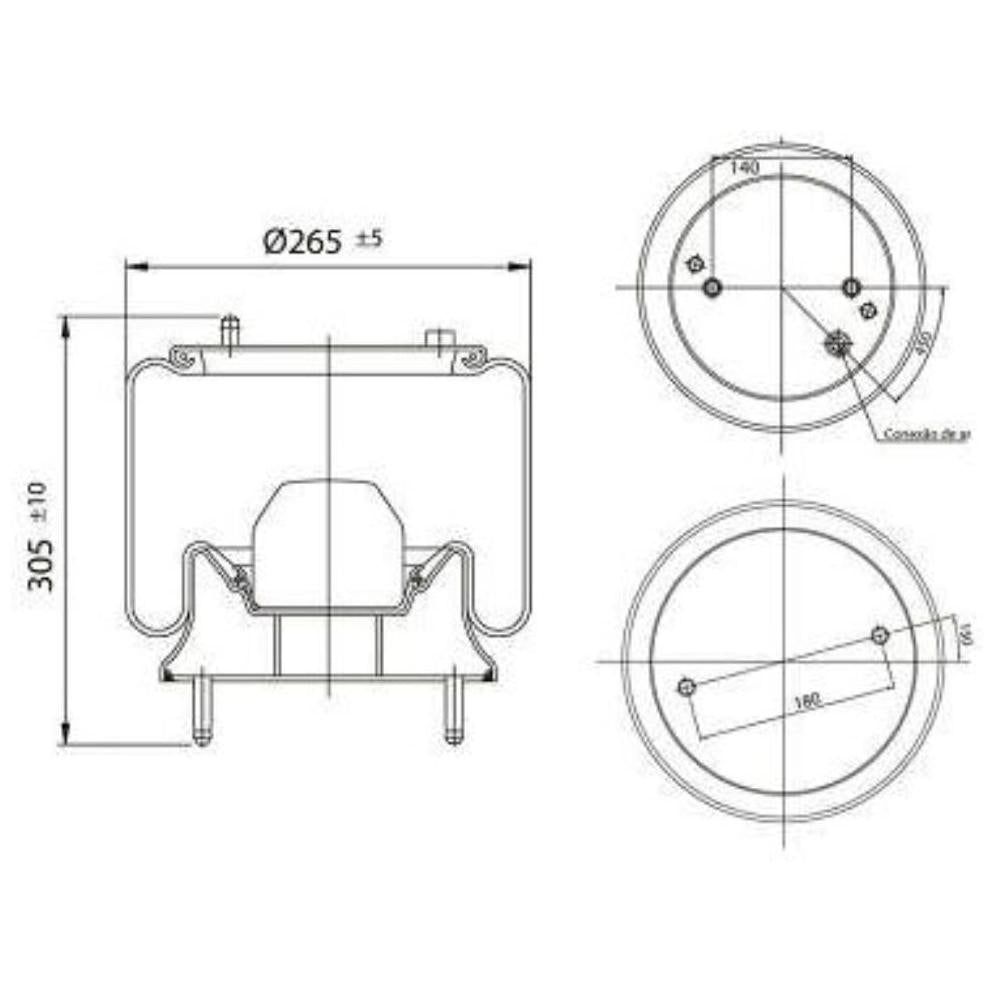 Mola Pneumática - Cofap - MPC06101 - (1)