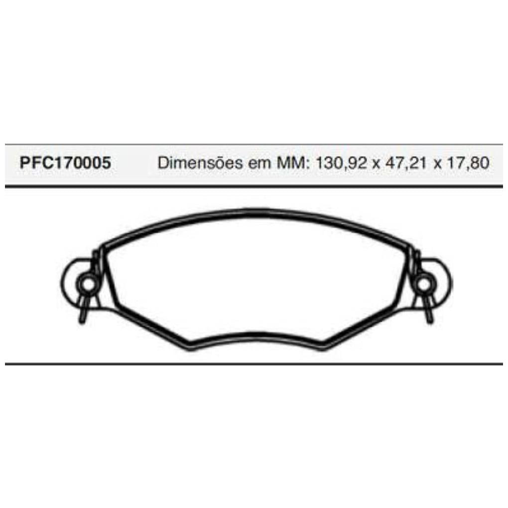 Pastilha Freio Dianteira - Cofap - PFC170005 - (1)