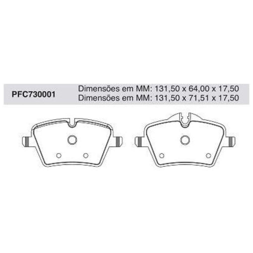 Pastilha Freio Dianteira - Cofap - PFC730001 - (1)
