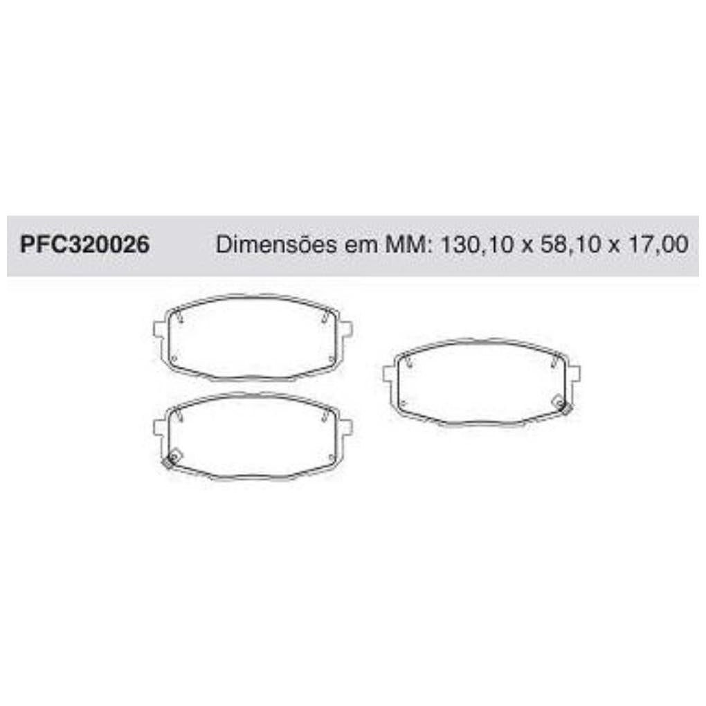 Pastilha Freio Dianteira - Cofap - PFC320026 - (1)