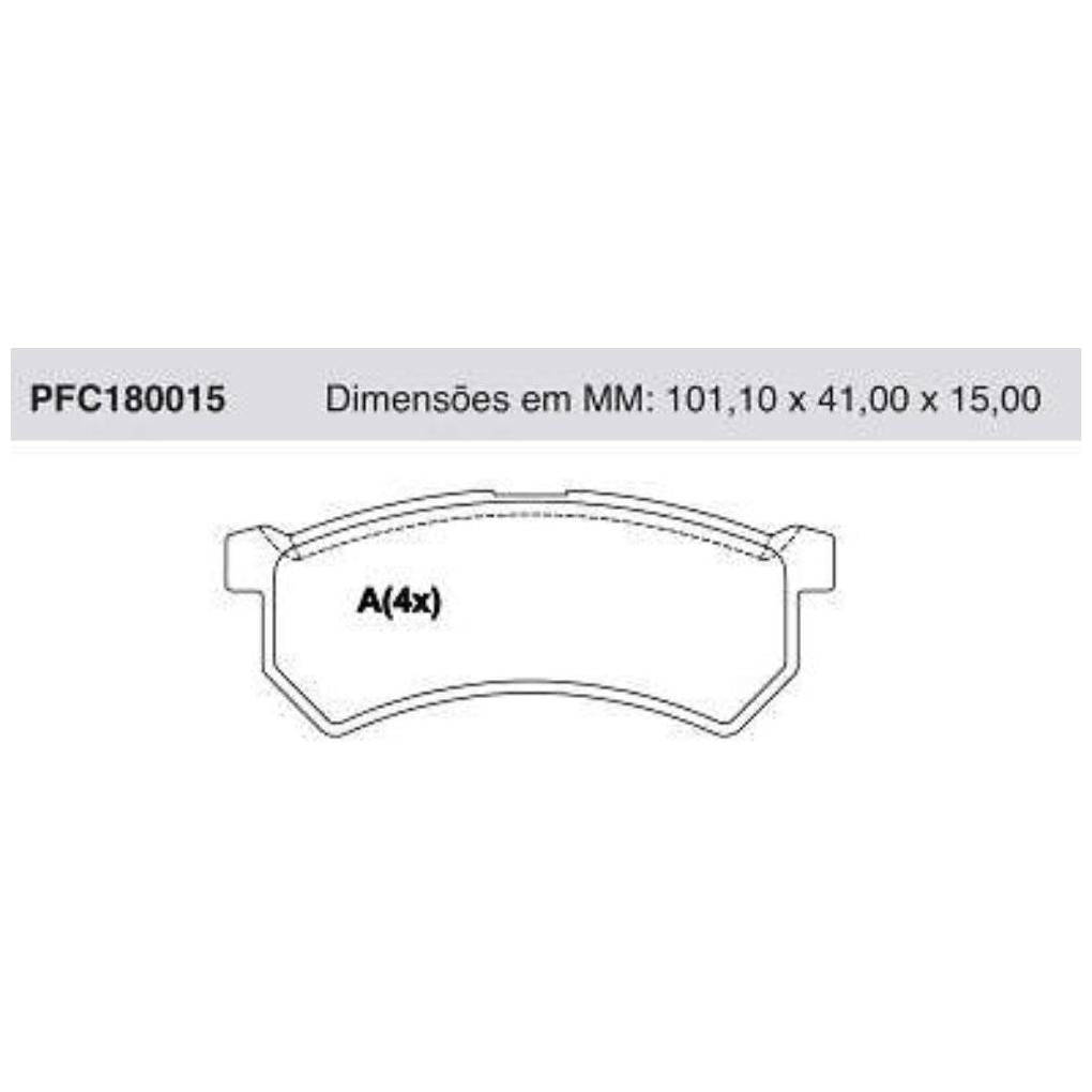 Pastilha Freio Dianteira - Cofap - PFC180015 - (1)