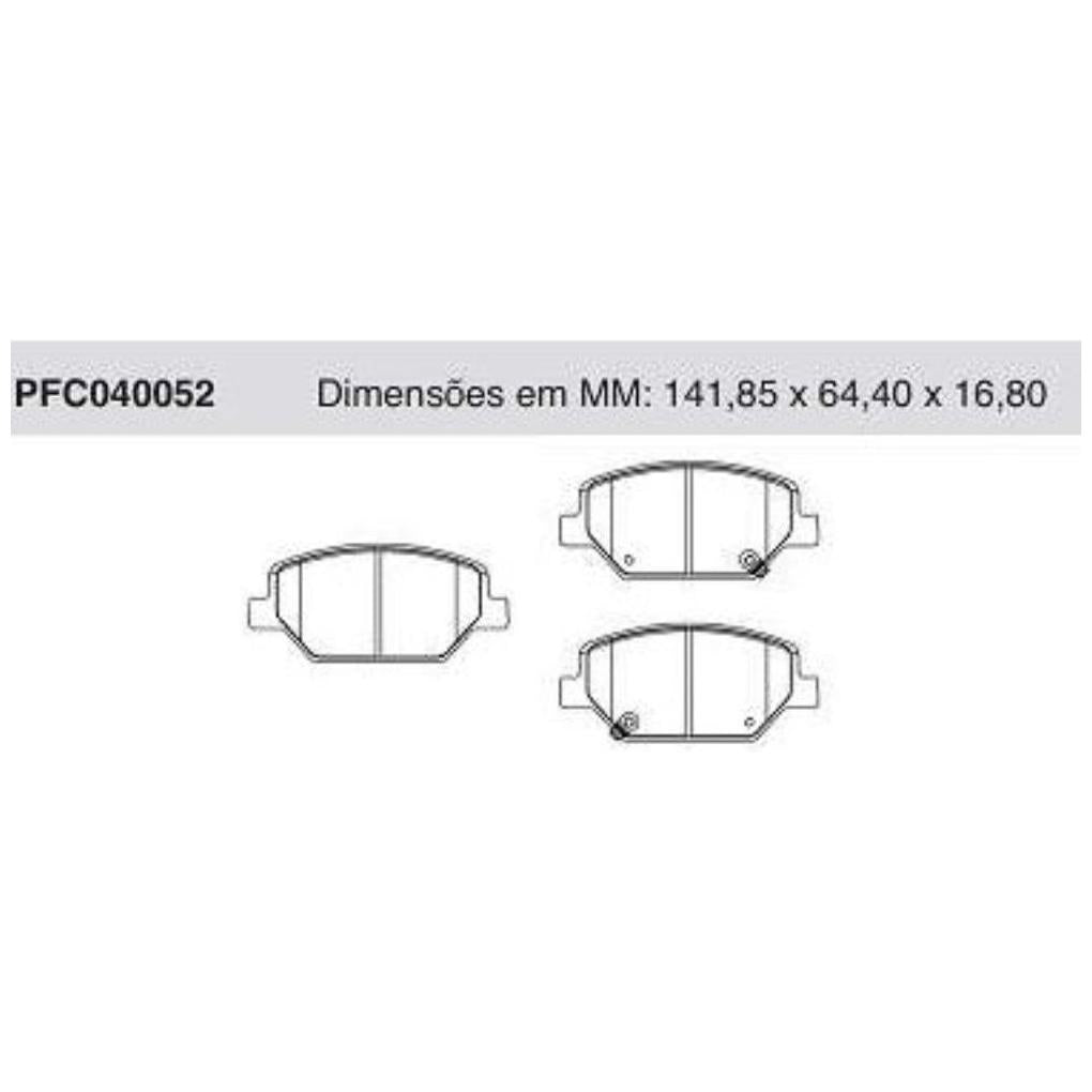 Pastilha Freio Dianteira Chevrolet Equinox - Cofap - PFC040052 - (1)