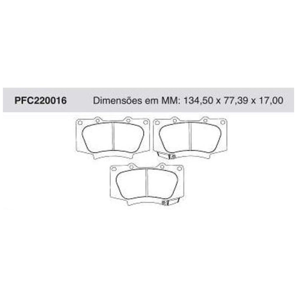 Pastilha Freio Dianteira - Cofap - PFC220016 - (1)