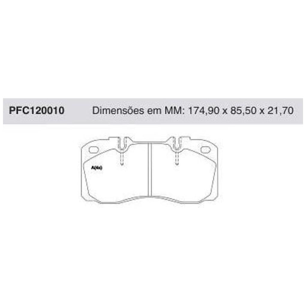 Pastilha Freio Dianteira Girling - Cofap - PFC120010 - (1)