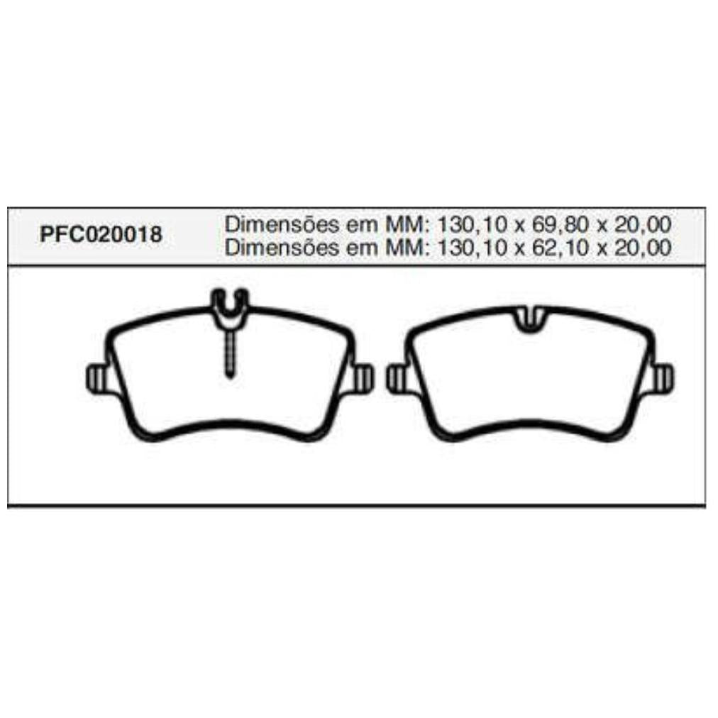 Pastilha Freio Dianteira Girling - Cofap - PFC020018 - (1)