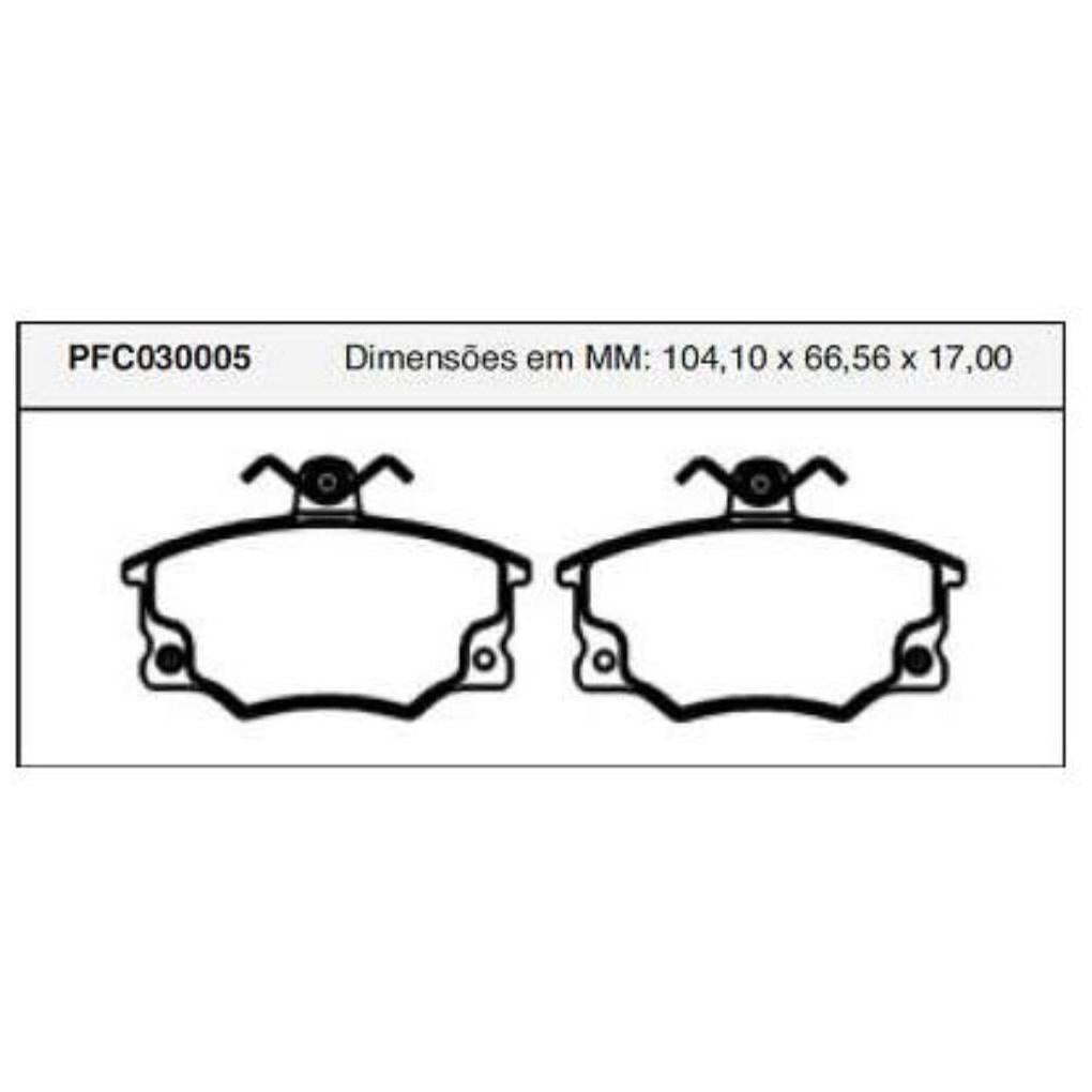 Pastilha Freio Dianteira Girling - Cofap - PFC030005 - (1)