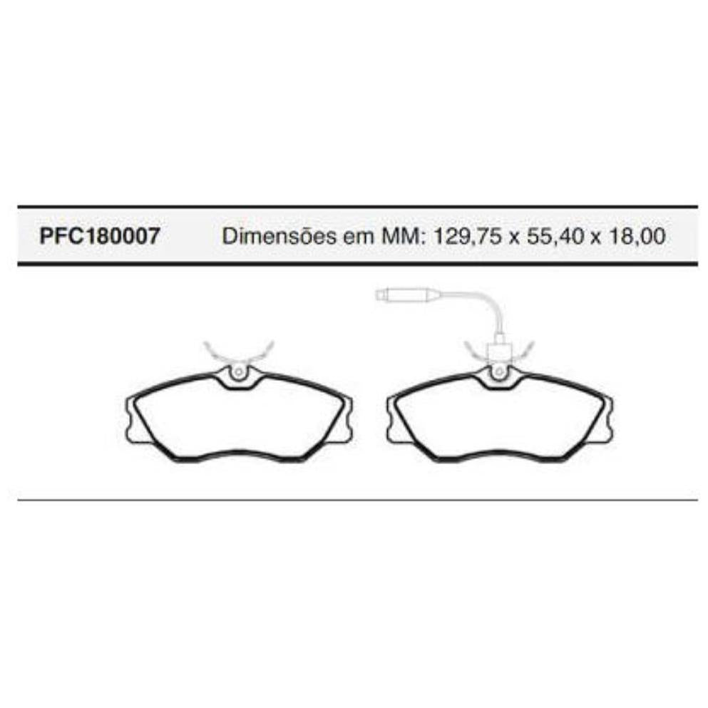 Pastilha Freio Dianteira Girling - Cofap - PFC180007 - (1)