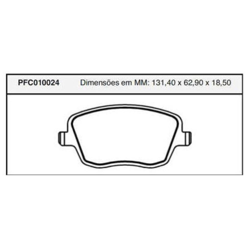 Pastilha Freio Dianteira Girling - Cofap - PFC010024 - (1)