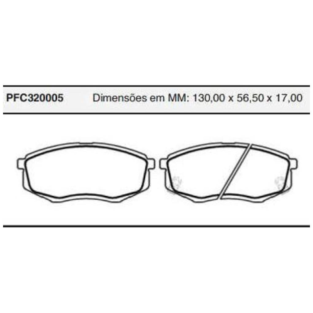Pastilha Freio Dianteira Importado Hyundai Ix35 - Cofap - PFC320005 - (1)