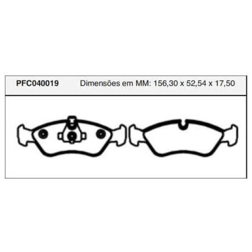 Pastilha Freio Dianteira Teves - Cofap - PFC040019 - (1)