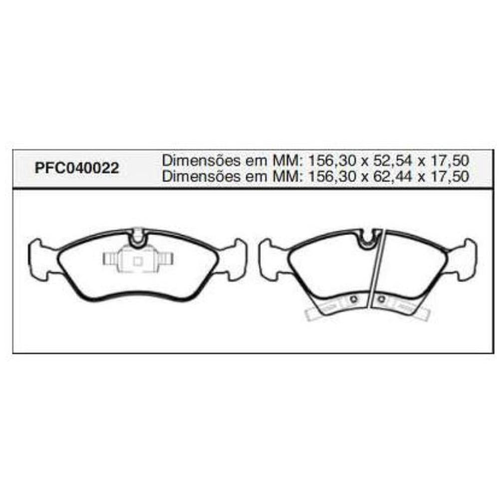Pastilha Freio Dianteira Teves - Cofap - PFC040022 - (1)
