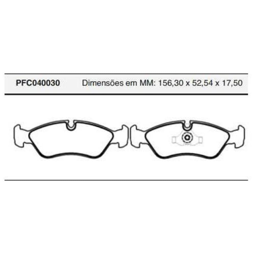 Pastilha Freio Dianteira Teves - Cofap - PFC040030 - (1)