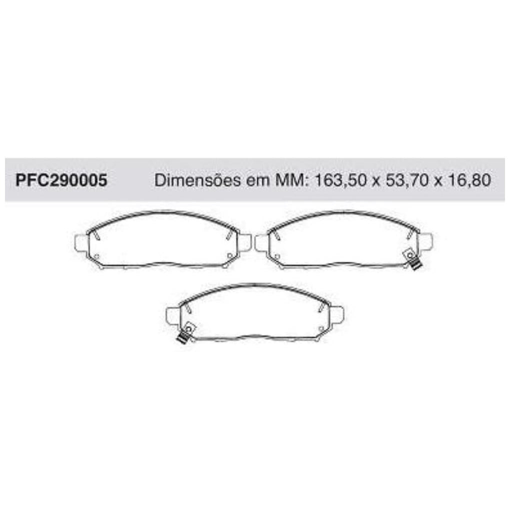 Pastilha Freio Dianteira Tokico - Cofap - PFC290005 - (1)