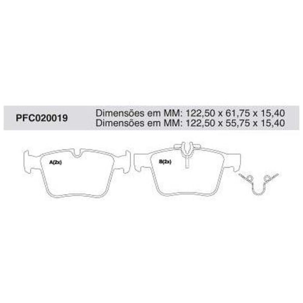 Pastilha Freio Traseira Teves - Cofap - PFC020019 - (1)
