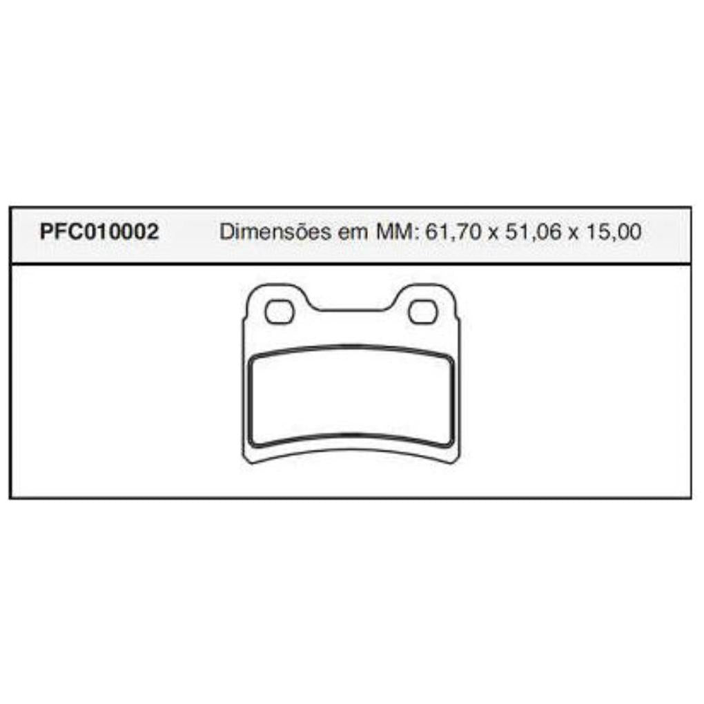 Pastilha Freio Traseira Teves - Cofap - PFC010002 - (1)