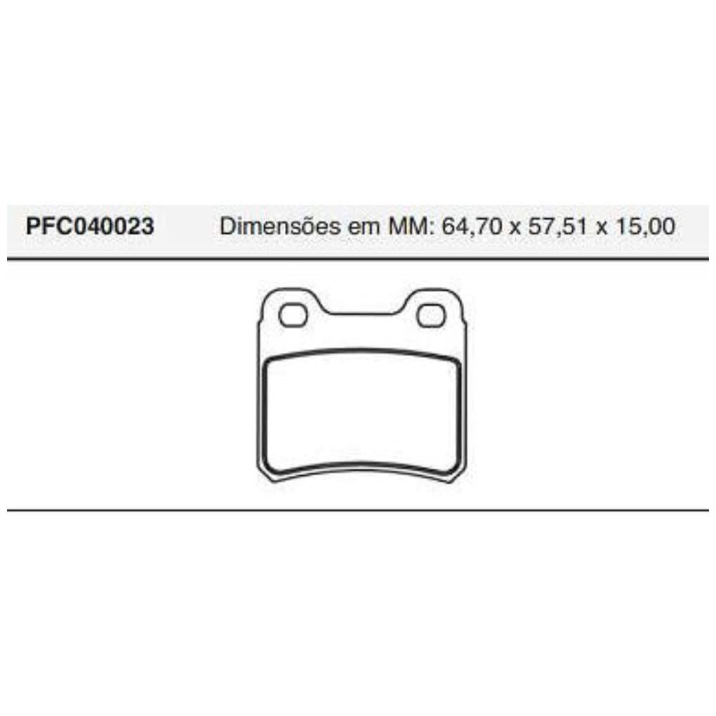 Pastilha Freio Traseira Teves Chevrolet Vectra - Cofap - PFC040023 - (1)