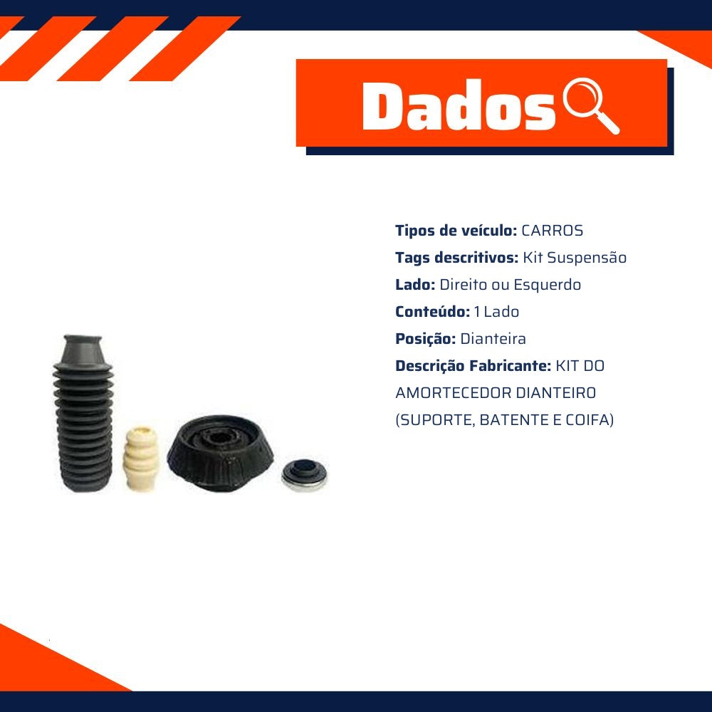 Kit do Amortecedor Dianteiro 1 Lado - Sampel - SK91013BS - (2)