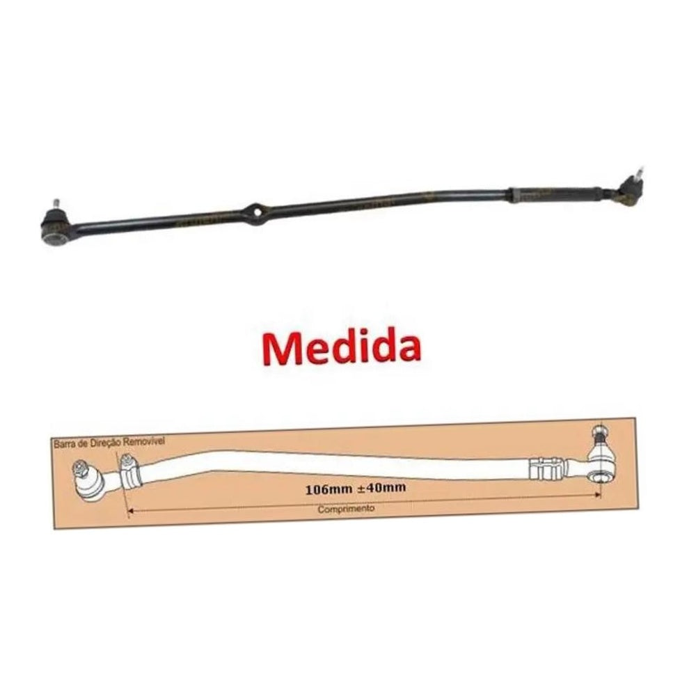 Barra de Direção Dianteira para Troller T4 - Viemar - 750286 - (3)