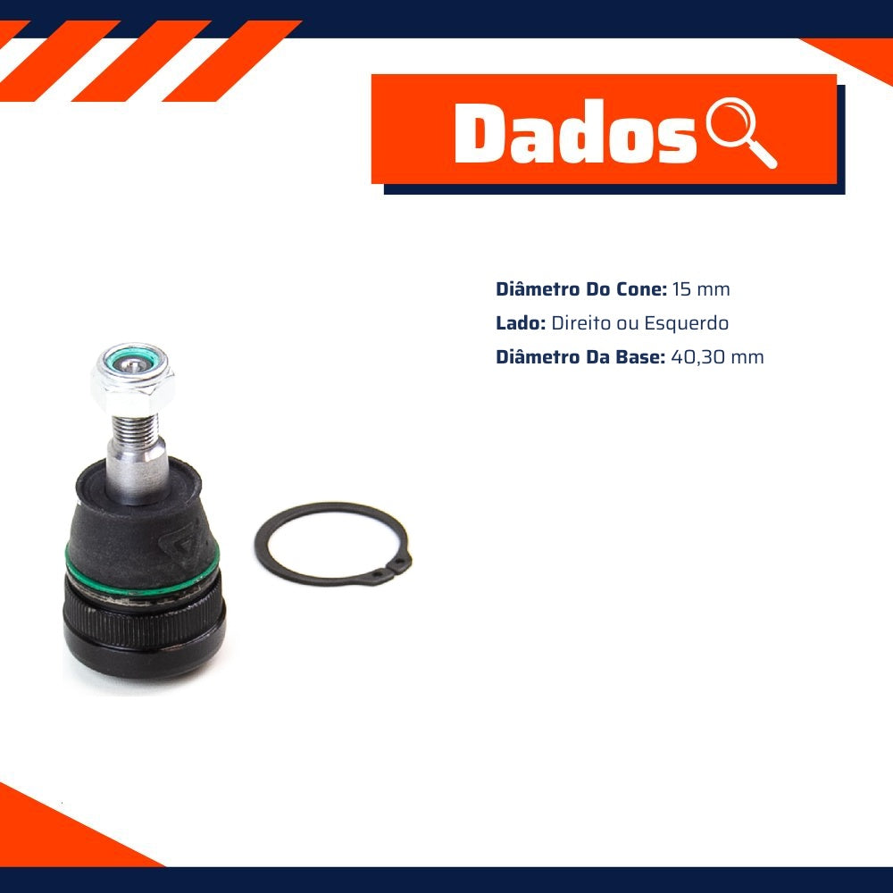 Pivô de Suspensão Inferior para Mitsubishi Pajero Tr4 - Viemar - 503463 - (3)