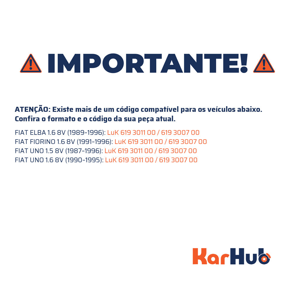Kit Embreagem - LuK - 619 3011 00 - (7)
