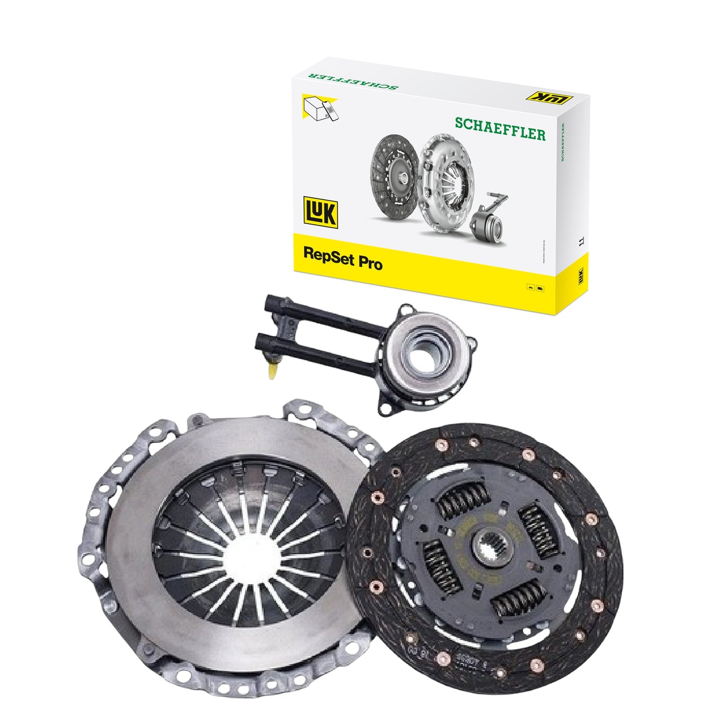 Kit Embreagem com atuador Ka Fiesta Courier Ecosport Focus 1.6 8v Zetec Rocam - LuK - 620 3100 33 - (1)