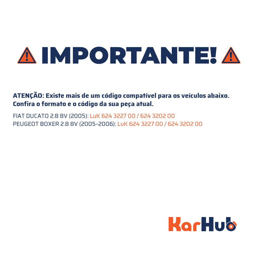 Kit Embreagem - LuK - 624 3227 00 - (6)