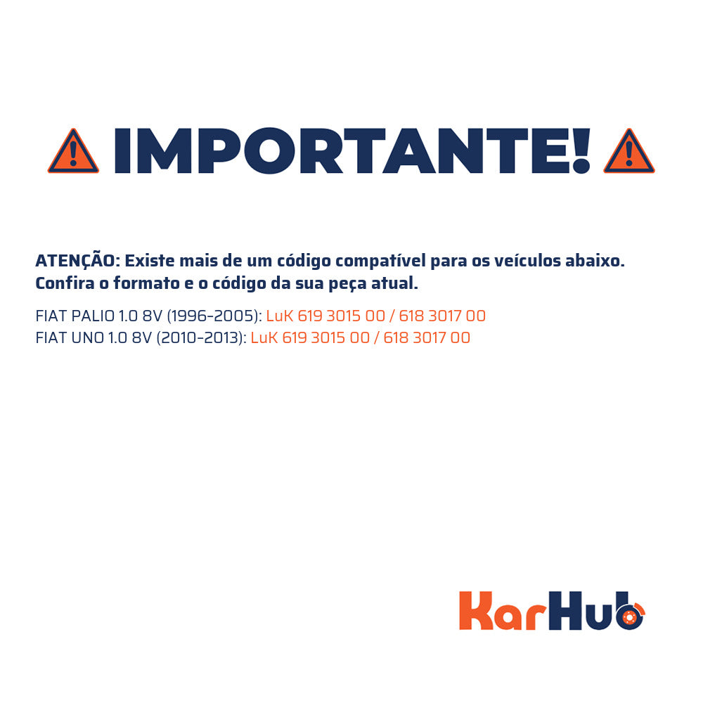 Kit Embreagem - LuK - 619 3015 00 - (7)