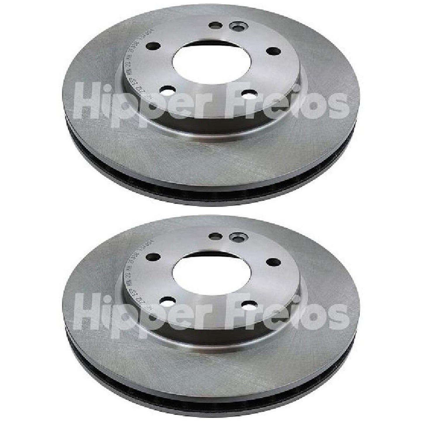 Par Disco Freio Dianteiro - Hipper Freios - HF 212 - (1)