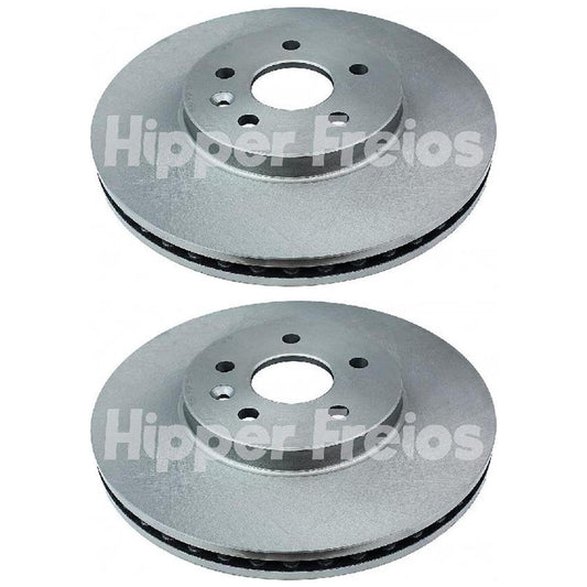 Par Disco Freio Dianteiro - Hipper Freios - HF 308A - (1)