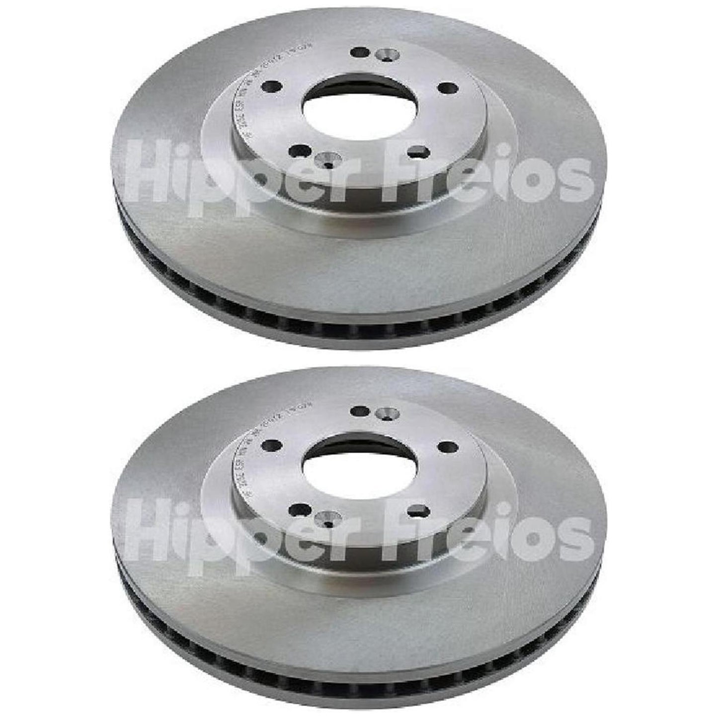 Par Disco Freio Dianteiro - Hipper Freios - HF 325E - (1)