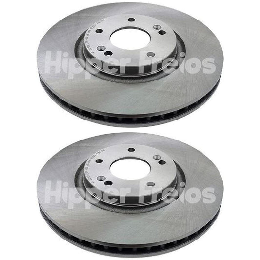 Par Disco Freio Dianteiro - Hipper Freios - HF 325U - (1)