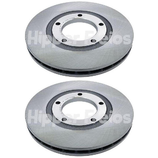 Par Disco Freio Dianteiro - Hipper Freios - HF 352C - (1)