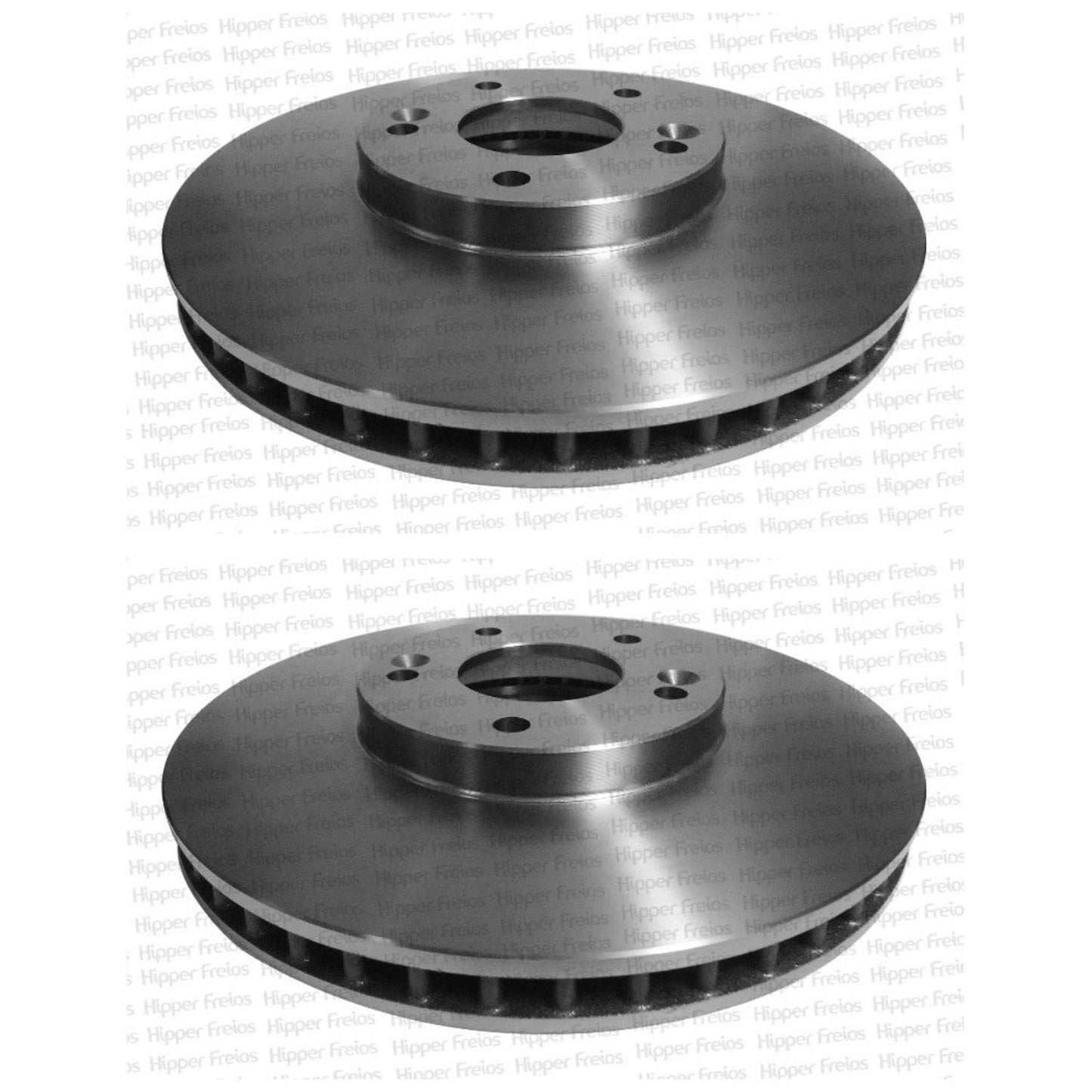 Par Disco Freio Dianteiro - Hipper Freios - HF 358F - (1)