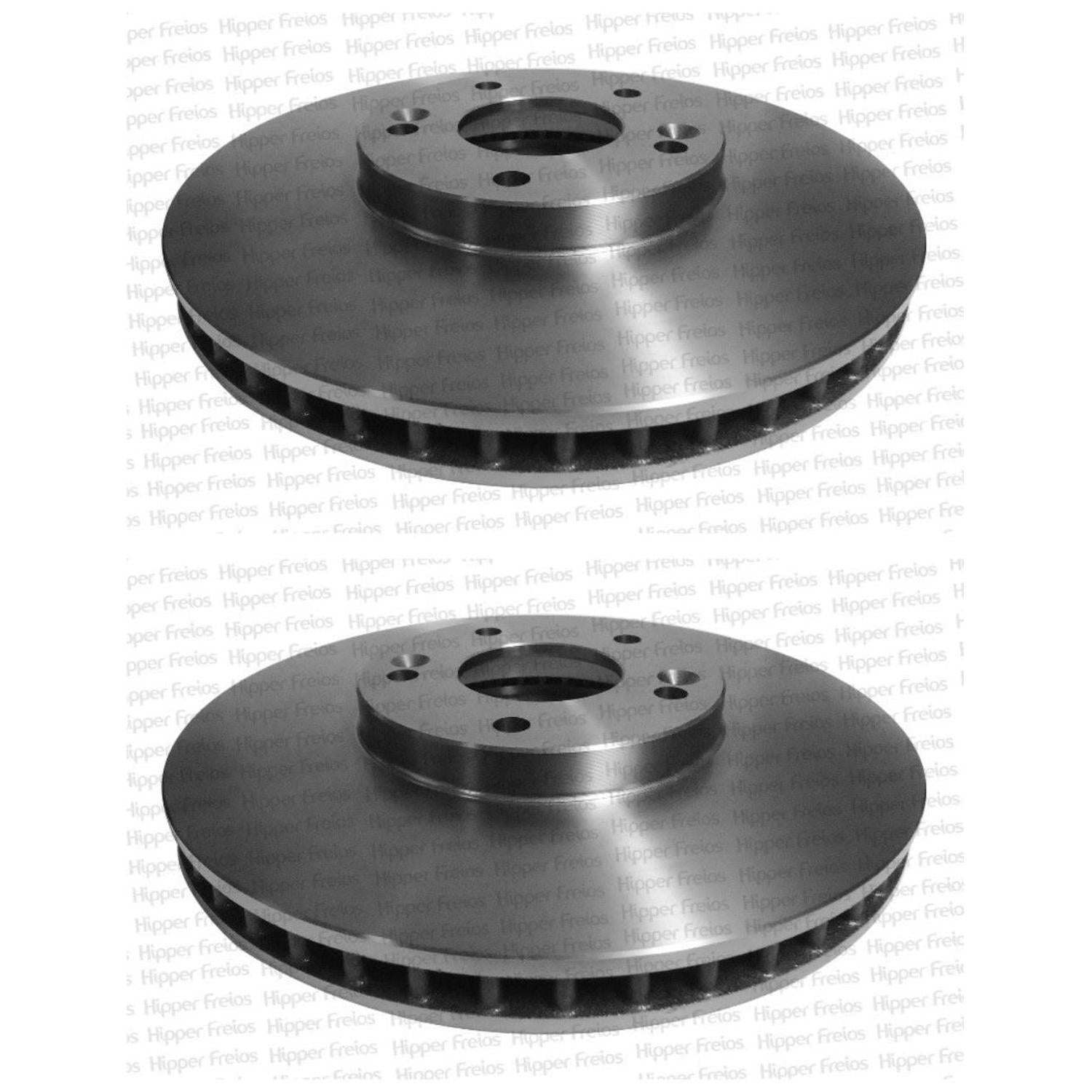 Par Disco Freio Dianteiro - Hipper Freios - HF 358F - (1)