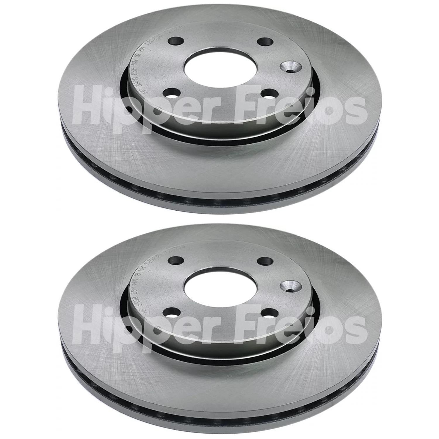 Par Disco Freio Dianteiro - Hipper Freios - HF 380B - (2)