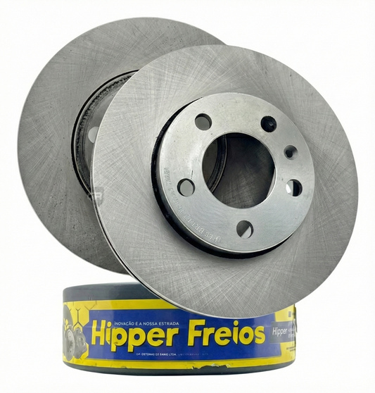 Par Disco Freio Dianteiro - Hipper Freios - HF 380B - (1)