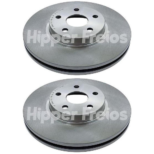 Par Disco Freio Dianteiro - Hipper Freios - HF 504B - (1)