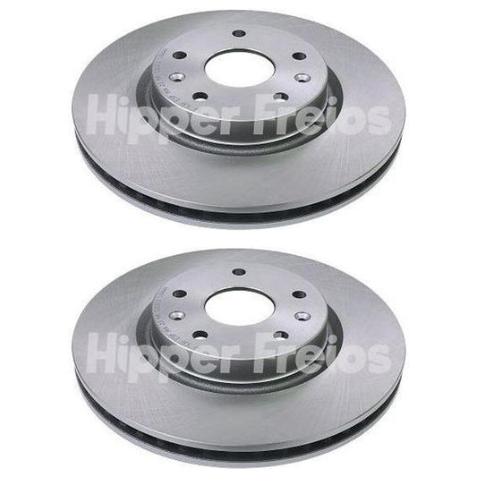 Par Disco Freio Dianteiro - Hipper Freios - HF 53F - (1)