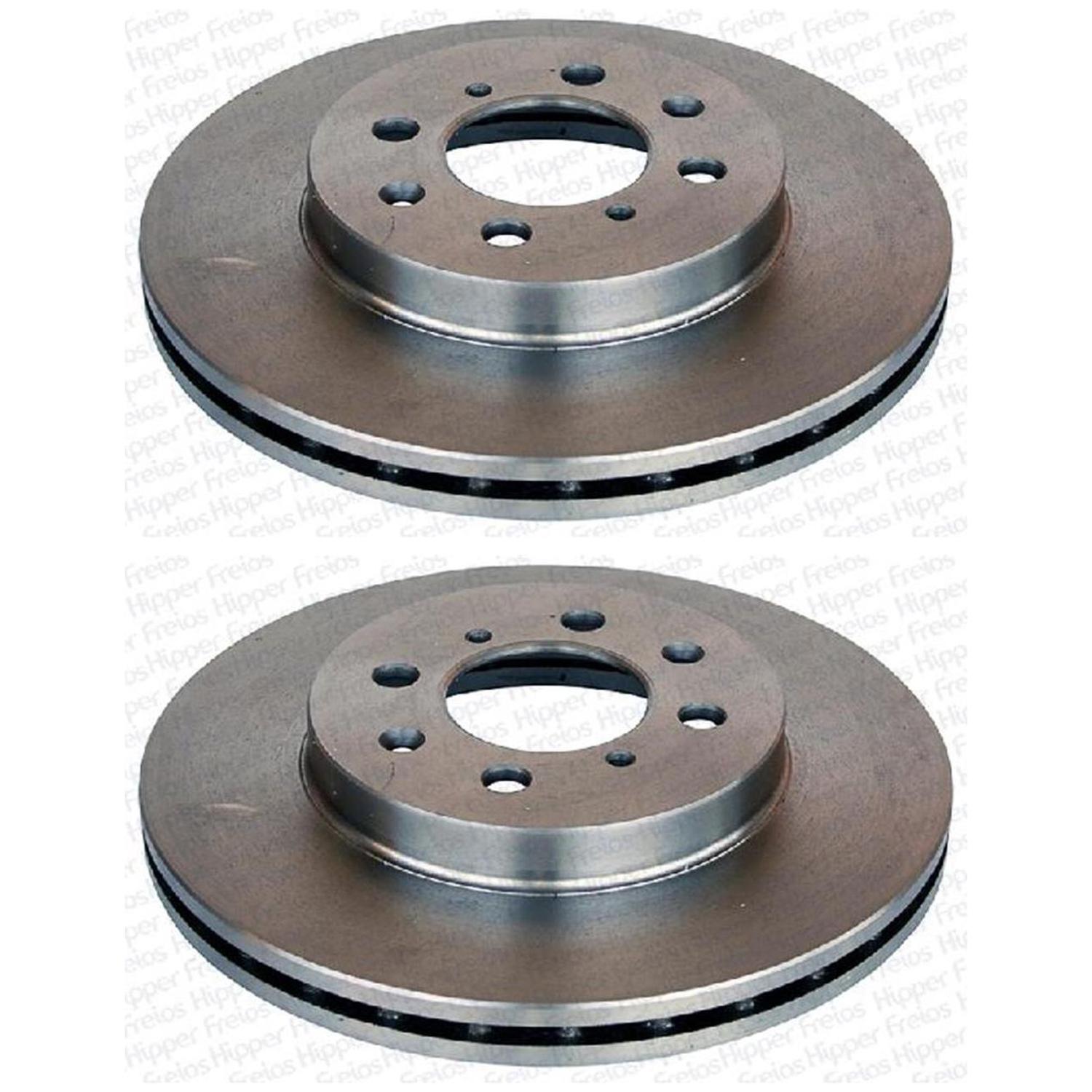 Par Disco Freio Dianteiro - Hipper Freios - HF 700E - (1)