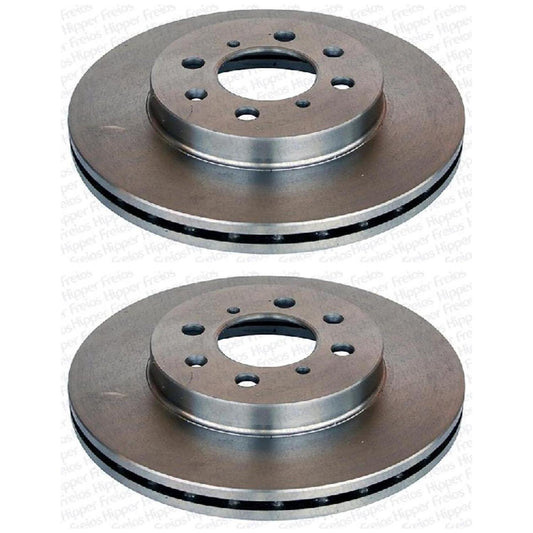 Par Disco Freio Dianteiro - Hipper Freios - HF 700E - (1)