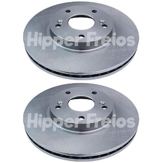 Par Disco Freio Dianteiro - Hipper Freios - HF 700F - (1)
