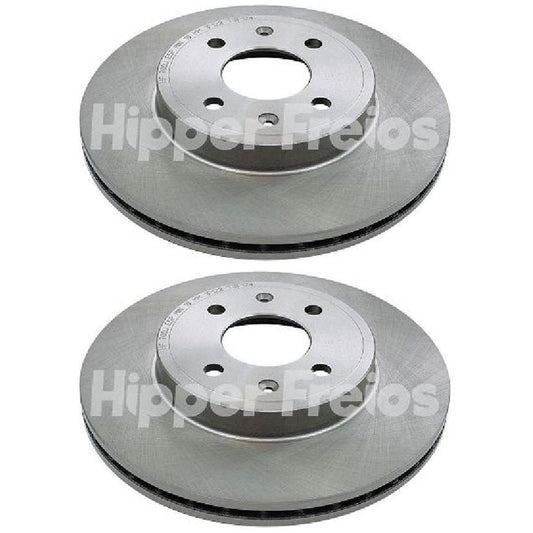 Par Disco Freio Dianteiro - Hipper Freios - HF 700J - (1)
